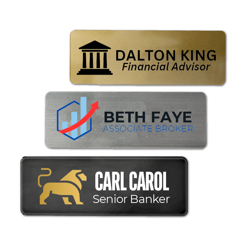 Bank Name Badges