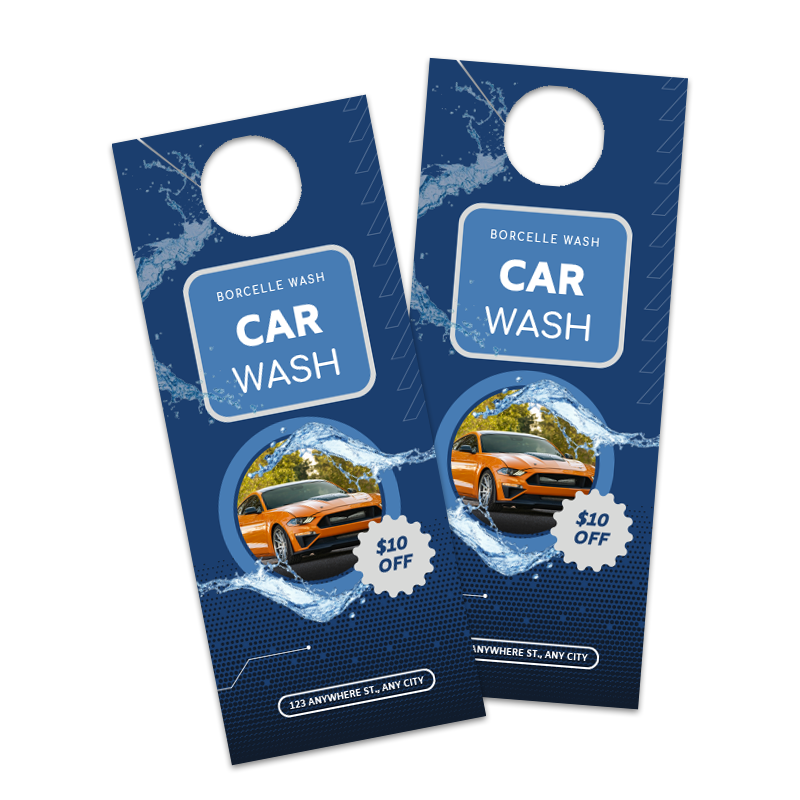 Car Wash Door Hangers