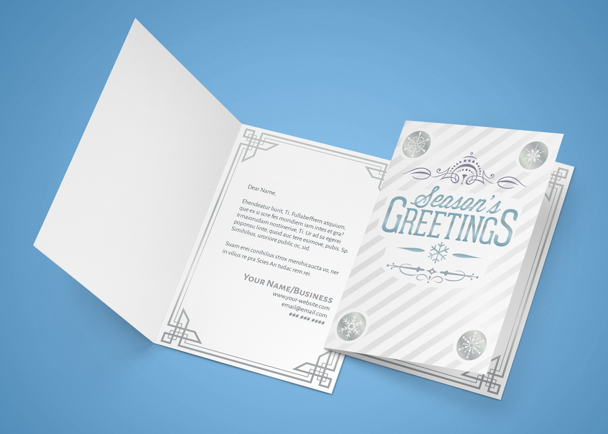 A New And More Affordable Way To Print Metallic Holiday Greeting Cards With Free Metallic Design Template Downloads