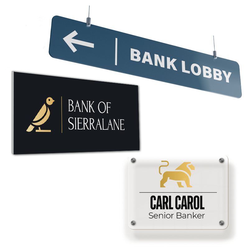 Custom Signs For Banks