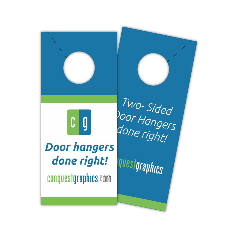 Print Custom Door Hangers- Two Sided